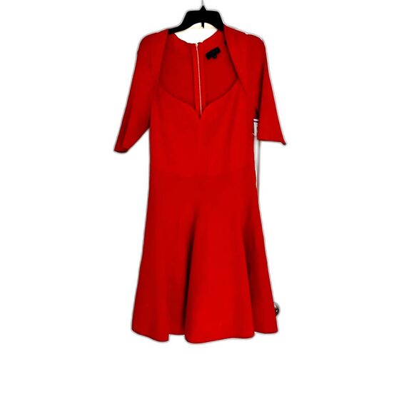 Ted Baker Milly red sweetheart sweater dress– Size 5 (US L), Fitted & Flared - Picture 3 of 11